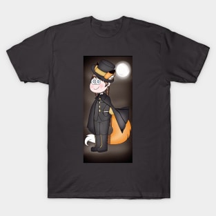 Girl in Fox Halloween Costume T-Shirt